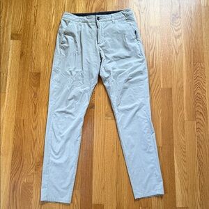 Vuori Light Gray Meta Pants 28x31